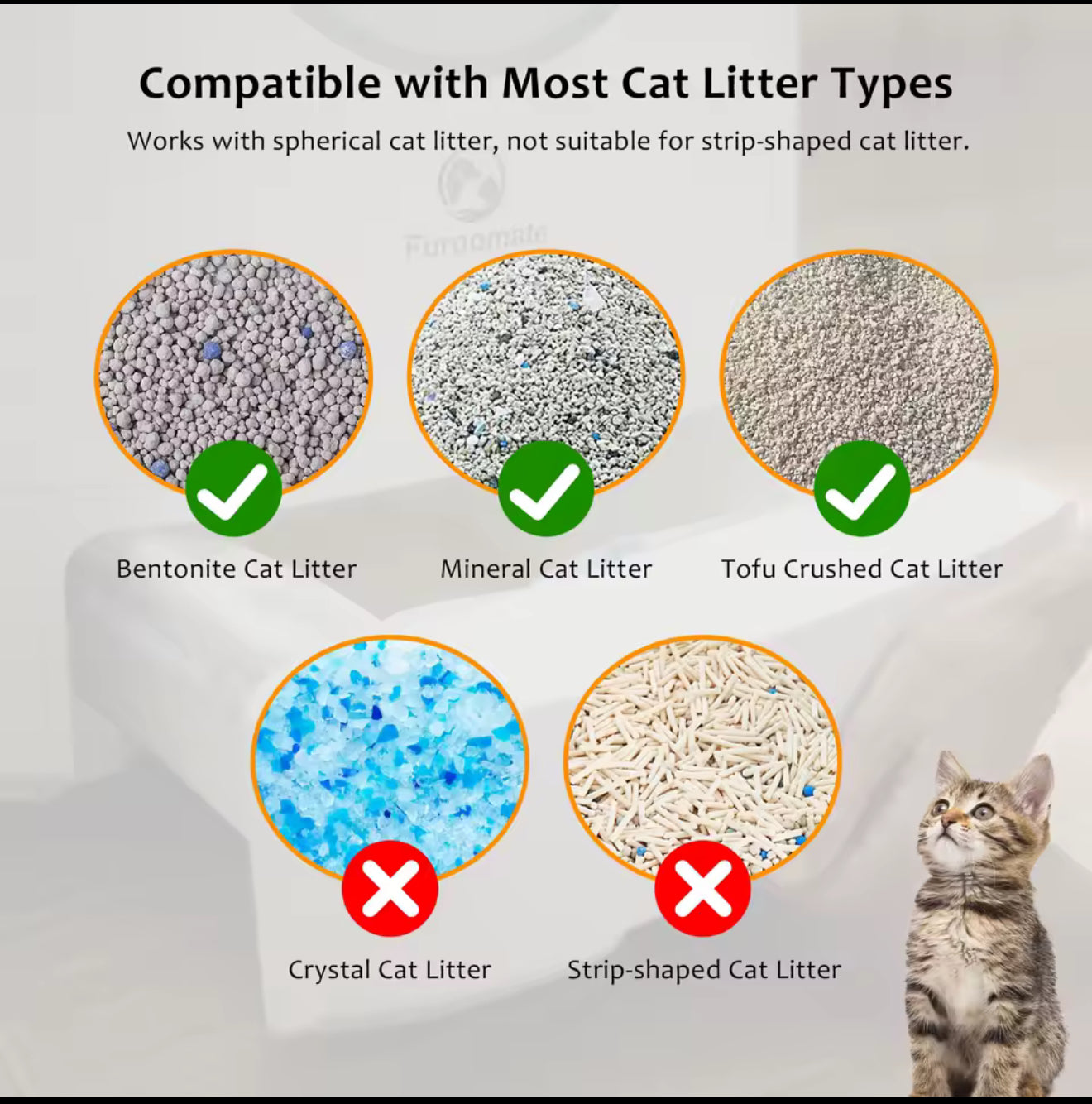 Automatic Cat Litter Box with Odor