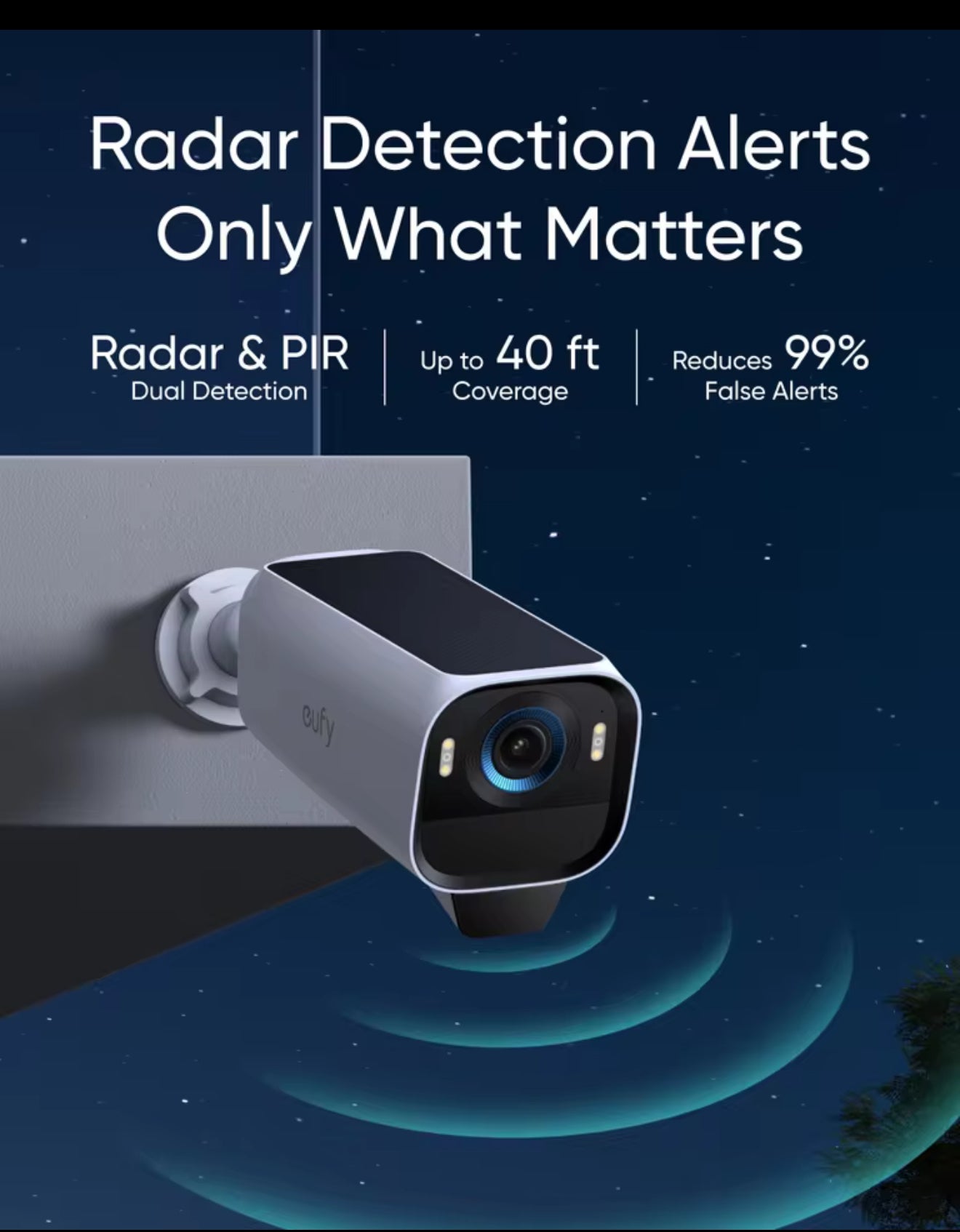 eufyCam S3 Pro 2-Cam Kit Solar Camera Outdoor Wireless MaxColor Night Vision 4K Security Camera with Solar Panel Forever Power