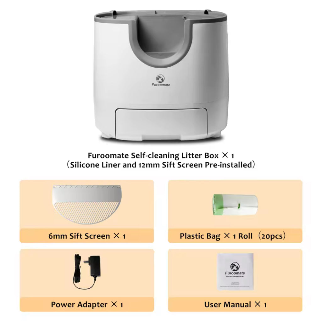 Automatic Cat Litter Box with Odor